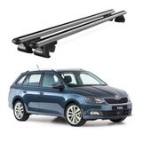 Venüs Skoda Fabia Wagon (2015-2021) Uyumlu Gri Ara Atkı Port Bagaj Tavan Barı