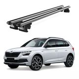 Venüs Skoda Kamiq (2019 Ve Sonrası) Uyumlu Gri Ara Atkı Port Bagaj Tavan Barı