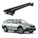 Venüs Skoda Octavia Scout (2007-2013) Uyumlu Siyah Ara Atkı Port Bagaj Tavan Barı