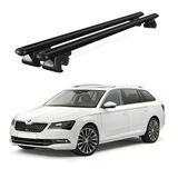 Venüs Skoda Superb Sw (2015 Ve Sonrası) Uyumlu Siyah Ara Atkı Port Bagaj Tavan Barı