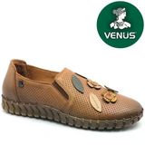 Venüs Sombrero Hakiki Deri Kadın Babet Ayakkabı