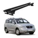 Venüs Ssangyong Rodius (2012 Ve Sonrası) Uyumlu Siyah Ara Atkı Port Bagaj Tavan Barı
