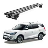 Venüs Ssangyong Xlv (2016 Ve Sonrası) Uyumlu Gri Ara Atkı Port Bagaj Tavan Barı