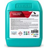 Venüs Tuvalet Banyo Temizleyici 5 kg – Güçlü Kireç Çözücü, Duşakabin, Lavabo, Klozet, Küvet ve Banyo Yüzeyleri Için Profesyonel Temizlik Ürünü