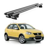 Venüs Volkswagen Polo Cross (2006-2009) Uyumlu Gri Ara Atkı Port Bagaj Tavan Barı