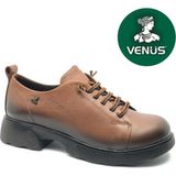 Venüs Yucca Hakiki Deri Ortopedik Kadın Casual Ayakkabı - Taba