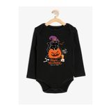 venüsdijital Happy Halloween Cat Cadılar Bayramı Kostümü Zıbın Body