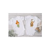 venüsdijital Ikiz Bebek Çakmaktaş Bebekler Zıbın Body (2 Li )