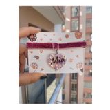 VenüsTakı "kalp" Şeklinde Pembe Tasma - Zilli -pink glitter - Isimli Kedi Tasması/ Küçük Irk Köpek Tasması