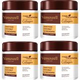 Venuxeell Maca Love Hair Repair Argan Keratin Collagen Onarıcı Saç Maskesi 4'lü Set