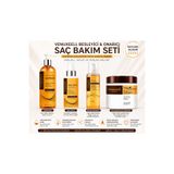 Venuxeell Profesyonel Saç Bakım Seti 4’lü | Keratinli Şampuan, Saç Sütü, Bakım Serumu ve Collagen Maske