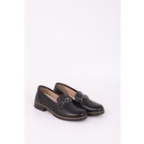 VENZA HAKİKİ DERİ LOAFER SİYAH KADIN AYAKKABI