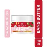 Venzen 190 ml Hair Bang Butter Saç Bakım Maskesi 6 Besleyici Yağ ve Keratin İçerir