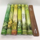 Vera 6 Çeşit Tütsü 120 Tütsü Çubuğu Orman, Ylang, Okaliptüs, Aloevera, Paçuli, Limonotu ve Tütsülük - Dağ Esintisi - 120 Adet