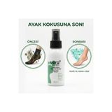 Vera Bitkisel Ayak Koku Önleyici Ayak Kokusu Spreyi 100 ml terleme Önleyici Ve Nemlendirici Ayakkabı Koku Giderici