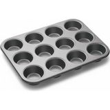 Vera Concept Store 12'li Muffin & Cupcake Pişirme Kalıbı – Yapışmaz Kaplama, Isıya Dayanıklı Metal Fırın Tepsisi, Kek ve Cupcake Pişirme Tavası