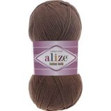 Vera Concept Store Alize Cotton Gold El Örgü Ipi - 1 Adet -%55 Pamuklu Amigurumi ve Bebek Yünü - Tüylenmez Yumuşak Doku - 100GR, 330 Metre (493 Kahverengi)