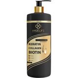 Vera Concept Store Ayoslife Keratın Şampuan, Keratin & Biotin Collagen Şampuan, Dökülme Karşıtı, Onarıcı, Canlandırıcı, Daha Sağlıklı ve Parlak Saçlar, Saçları Kökten Uc