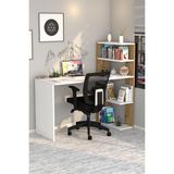 Vera Concept Store Çınar Kitaplıklı Çalışma Masası Beyaz Çam