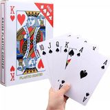 Vera Concept Store Çok Büyük Iskambil Kartları Dev Boy Oyun Kartı Destesi 16,8 x 11,9 cm Parti Hediyesi 54'lü
