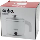Vera Concept Store Elektrikli Fonksiyonlu Pişirici Çelik Tencere 800ML 400W Buharda Pişirme Aparatı Cam Kapak SCO-5043 (5264)
