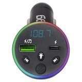 Vera Concept Store Fm Verici & Araç Şarj Cihazı | Bluetooth 5.0 Fm Transmitter, Çift USB + Type-C Pd Hızlı Şarj, Müzik Aktarımı, LED Ekran, Alman Teknolojisi – Siyah Kos