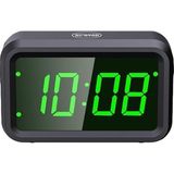 Vera Concept Store Hibrit Yeşil Led/lcd Otomatik Ekranlı Dijital Çalar Saatler, Küçük Duvar Saati, 12/24 Saat, Kablosuz, Pille Çalışan, Yatak Odaları, Çalışma Masası, Ma