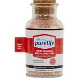 Vera Concept Store Himalaya Tuzu Pembe Granül Mantar Tıpalı Cam 350GR | Gurme Kristal Kaya Tuzu | Rafine Edilmemiş Mineralli Doğal Tuz | Tekrar Kullanılabilir Özel Ambal - 350 gr