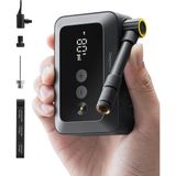 Vera Concept Store Hoto Mini Bisiklet Lastik Pompası, 25S Hızlı Şişirme Bisiklet Pompası, Kılavuzlu, 150 Psi Taşınabilir Elektrikli Bisiklet Hava Pompası, Presta ve Schr