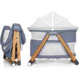 Vera Concept Store Kiwi Zoody 3 In 1 Bebek Beşiği, Oyun Parkı ve Park Yatak (Mavi)