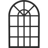 Vera Concept Store Lake Boyalı Dekoratif Duvar Çerçeve Hint Pencere Ayna Kanallı 18MM Mdf 65X100 cm - 65 x 100 cm
