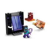 Vera Concept Store Nether ve End Geçidi Yolculuğu 21584-7 Yaş ve Üzeri Çocuklar Için Havalı Kahraman Minifigürü ve Enderman Figürleri Içeren Yaratıcı Oyuncak Yapım Seti, Hediye Fikri (192 Parça) - Option-1
