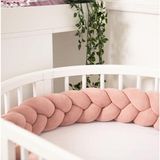 Vera Concept Store Pudra Renk 80X130 3 Örgü Koruma Yatak Koruyucu Özel Tasarım