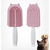 Vera Concept Store Silikon Tüy Toplayıcı Tarak, Kedi Tarağı, Kedi Fırçası, Evcil Hayvan Bakım Tarağı, Tüy Temizleme Fırçası, Evcil Hayvan Tüyü Toplayıcı, Atapet (Pembe)