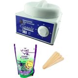 Vera Concept Store Sir Ağda Makinesi +Azulen Soyulabilen Boncuk Ağda + Spatula Seti Original