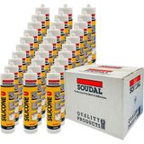 Vera Concept Store Soudal Silicone U Genel Amaçlı Silikon Kartuş Şeffaf 280 Gr. - 30'lu Paket