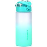 Vera Concept Store Su Matarası Tritan Geniş Ağız Su Şişesi Gradyan Spor Matarası Suluğu Bpasız 500 ml Turkuaz 0109