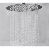 Vera Concept Store Tepe Duş Başlığı Oval Slim 304 Metal Ø25 cm KTD106 (Mat Siyah)