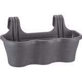 Vera Concept Store Tom5 Askılı Balkon Saksı 53CM, 10 Litre Antrasit