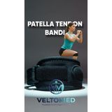 Vera Concept Store Veltomed Patella Tendon Bandı Ayarlanabilir Diz Kapağı Patella Tendon Destekleyici Dizlik, Futbolcu, Basketbolcu, Tenisçi Dizliği Hareket Özgürlüğünü