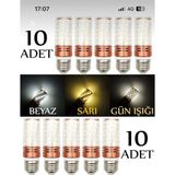 Vera Concept Store Winlight 10 Adet E14 Duylu Mısır LED Ampül 12W 3 Renkli