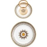 Vera Concept Store Yasemin Ahlat 18 Parça 6 Kişilik Porselen Pasta ve Çay Takımı – Otantik Desenli Lüks Ikram Seti