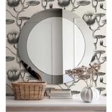 Vera Concept Store Yuvarlak Ikili Duvar Dekor Aynası/banyo Aynası/konsol Aynası/makyaj Aynası/dekor Aynası Füme