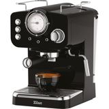 Vera Concept Store ZLN2991 Retro Espresso Kahve Makinesi (Espresso-Cappiccino-Latte)15 Bar Basınç Süt Köpürtücü 1.25L 1100W | Siyah