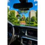 Vera Good Vibes Only yazılı Dikiz Aynası Süsü Araba Süsü