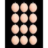 Vera Hediyelik Eşya 12'li Ahşap Gürgen Koltuk Ayağı / Uzunluk : 8 cm / Çap : 7.5 cm 12'li Set 3301000000407 - Rose - Gürgen Doğal