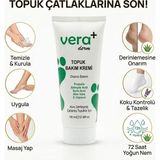 Vera Hmd Bitkisel Ayak ve Topuk Çatlak Çatlağı Kremi 100 ml Ayak Bakımı Ayak Kokusu Önleyici Nemlendirici Yenileyici