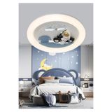 Vera Lighting Motosiklet Mavi Çocuk Odası Led Avize Plafonyer 3 Renk