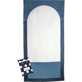 Vera Prayer Mats - Sapphire, Taşınabilir Seccade, Seyahat Seccadesi, Cep Boy, Katlanabilir, Portatif, Su Geçirmez, Modern Tasarım, Lacivert - 60 x 120 cm