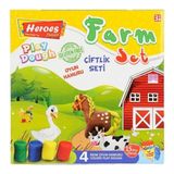 Vera Vtc ERN-588 Orta Kutulu Çiftlik Oyun Hamuru Seti - Eren Oyuncak 965874 - BELİRTİLMEMİŞ